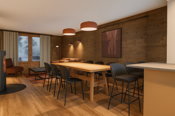 Gerenoveerde appartementen in de Hameau de la Sapinière 