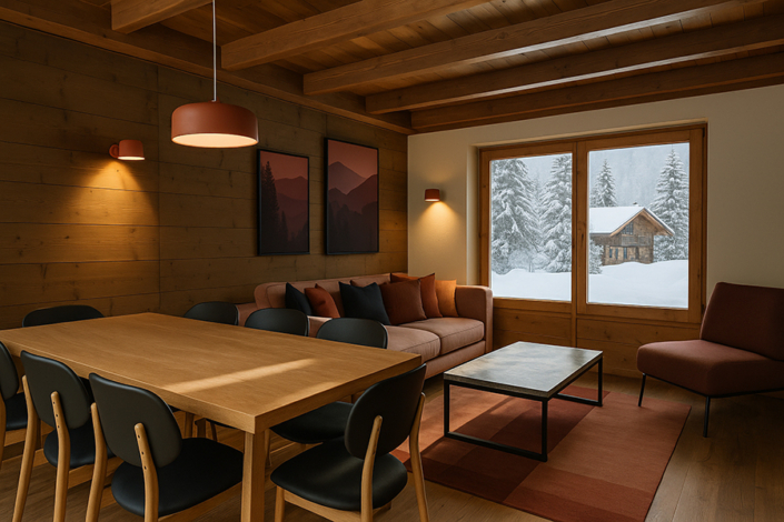 Gerenoveerde appartementen in de Hameau de la Sapinière 