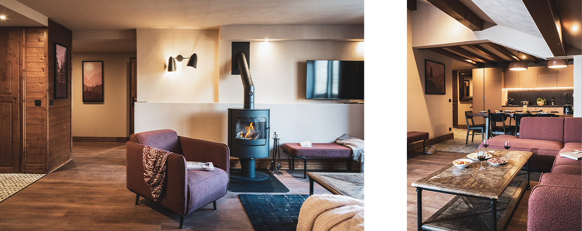 Les appartements du Hameau de la Sapinière aux Menuires